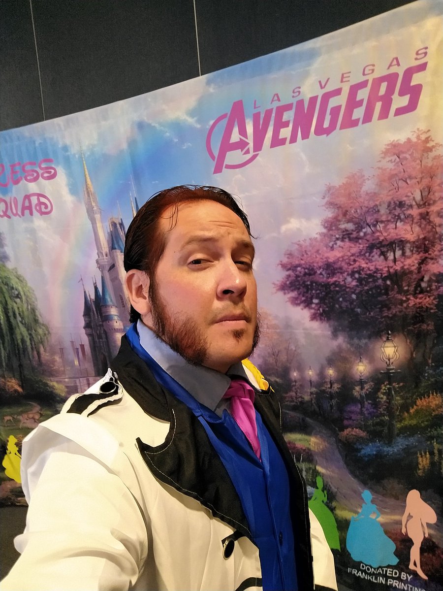 DJAlienToe's tweet photo. Happiest Day on Earth with the @LVAvengers at the @DiscoveryLV #Disney #PrinceHans #PrincessSquad https://t.co/dBYD8WPeyJ