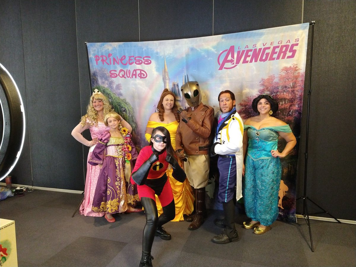 DJAlienToe's tweet photo. Happiest Day on Earth with the @LVAvengers at the @DiscoveryLV #Disney #PrinceHans #PrincessSquad https://t.co/dBYD8WPeyJ