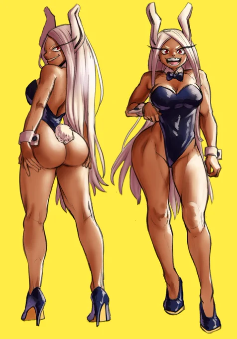 Miruko in a bunny suit I did for bunny day and forgot to post  