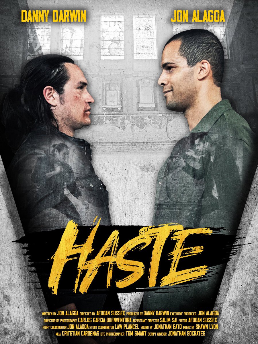FSFilmFestival's tweet photo. #FSFF2022 Short Film #13: Haste
#FightingSpiritFilmFestival #StratfordEastPicturehouse #Haste #AeddanSussex #JonAlagoa #CarlosBuenaventura https://t.co/wN0PsGwAqH