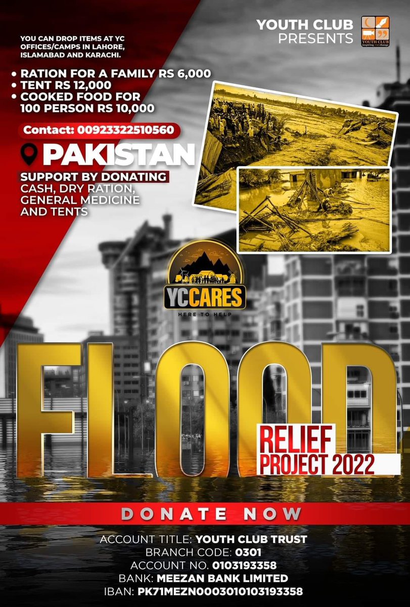 HafsaaArshad1's tweet photo. It’s time we stand united as one nation. #FloodinPakistan #FloodsInPakistan #EmergencyDeclaration #PakistanFloods https://t.co/K4N5bZKkaO