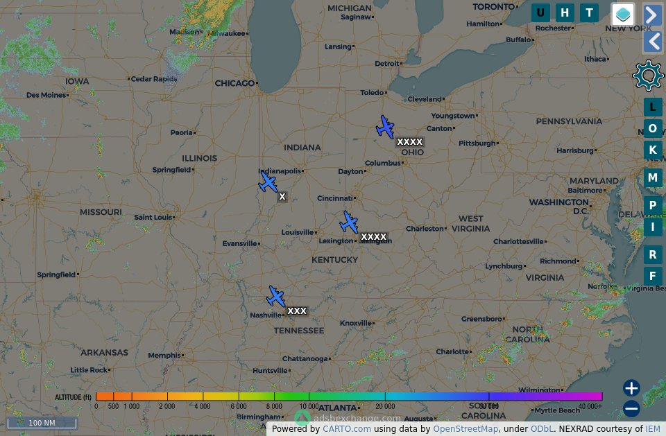 TheIntelFrog's tweet photo. 4 ship of C-130Js out of Dyess AFB heading northeast.  

#AE5DF7 as X
#AE5F0A as XXX
#AE4E0A as XXXX
#AE4AF4 as XXXX https://t.co/F5dxQdUzDG