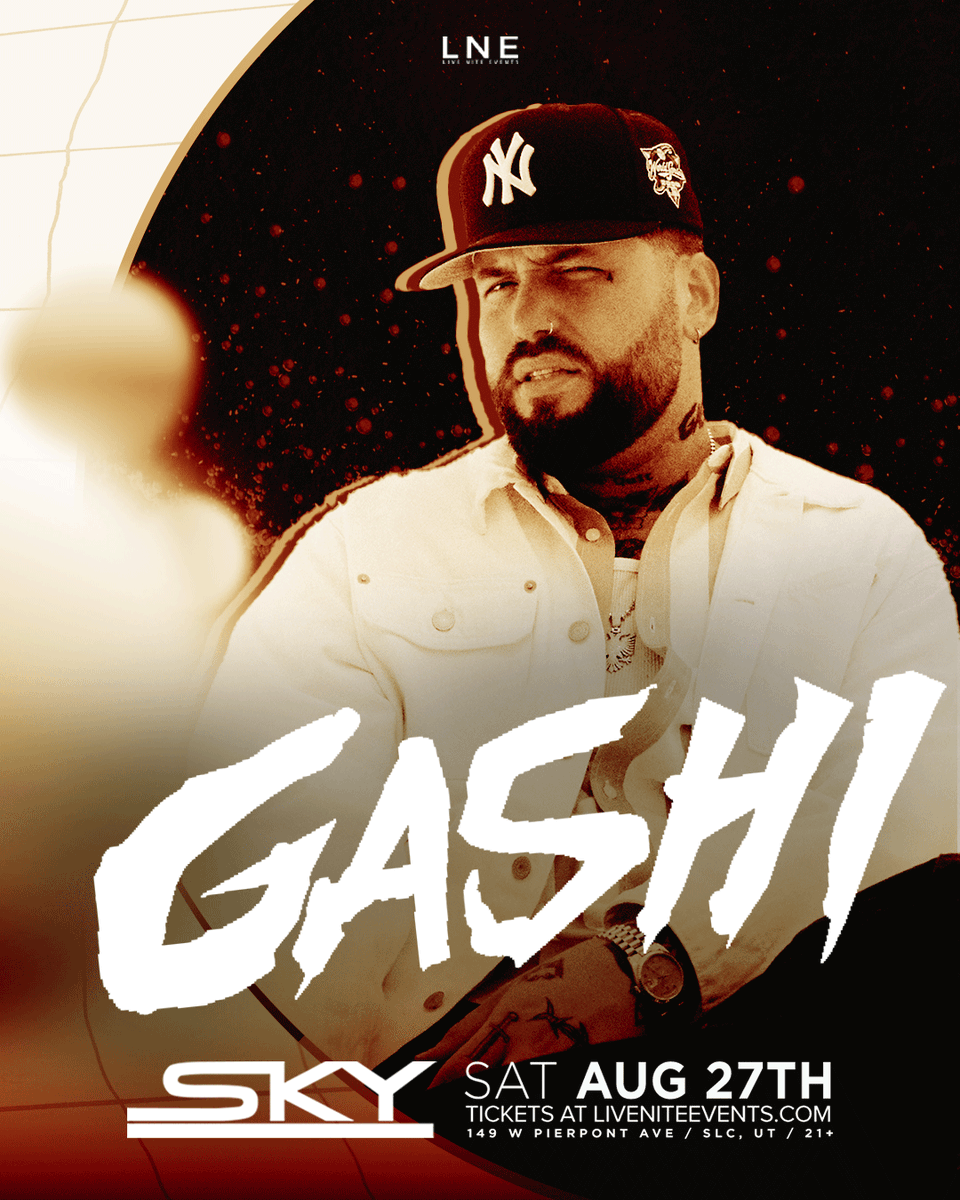 lnepresents's tweet photo. 🎤 Saturday night & we got 3 SHOWS goin' down in the heart of SLC❣️
🌃 @bag_raiders on the @SkyVenueSLC Rooftop (DOORS @ 9PM)
🔥 @gashi w/ @BangarangTheDj (DOORS @ 9PM)
💫 @Embrz w/ Lazer Kitten (DOORS @ 9PM)
Tickets at https://t.co/jDVJtAu9lC🎵
#EMBRZ #BagRaiders #GASHI https://t.co/D4CRVmlX86