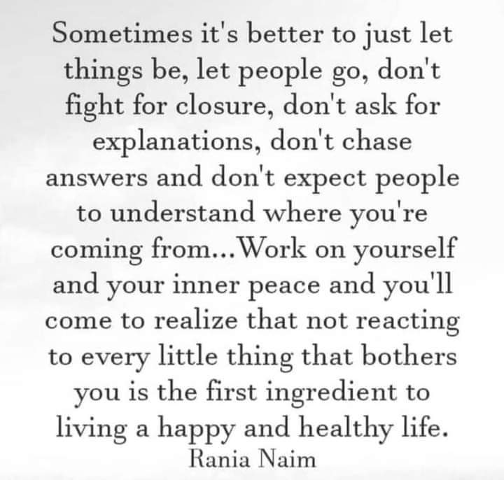 patriciavwells's tweet photo. This spoke to me loudly! #letthingsbe #innerpeacematters #dontchaseanswers #workonyourself https://t.co/ADthx14Idk