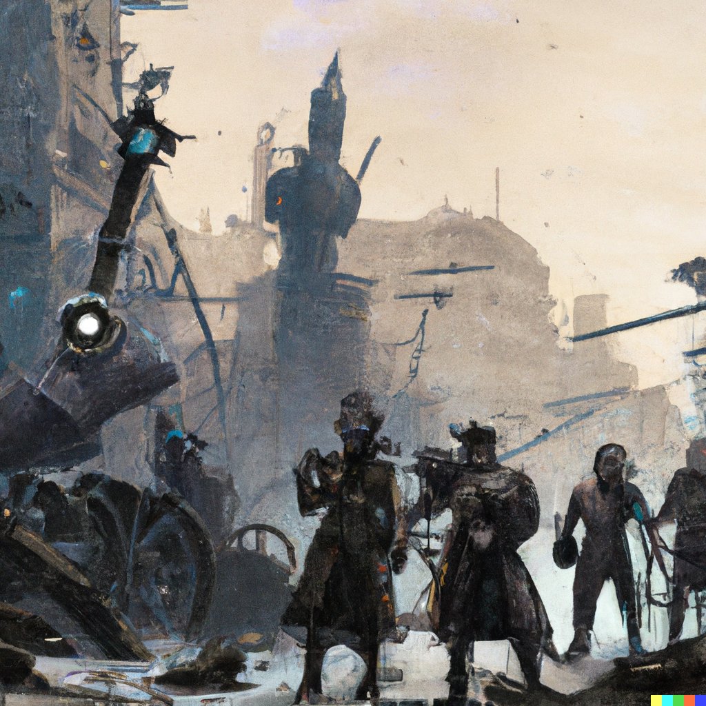 The Scrap Adventurers - Created with #dalle 

#artwork #digitalartwork #AiArtwork #AIart #ArtificialIntelligence #art