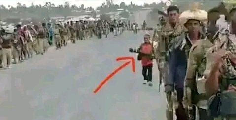 Derragodo's tweet photo. When you support terrorist groups like #TPLF, you should know what activities you are encourage. Supporting a group which arm toddlers who are expected to hold a pen is no different than doing it directly‼️ https://t.co/Das8ggRNbe