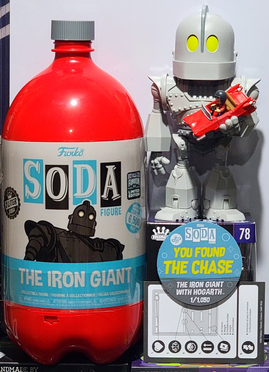 ArronTilley8's tweet photo. FUNKON Funko Shop MailCall 

2022 Funkon Limited Edition 
CHASE : The Iron Giant 3-Liter
Funko Soda ( 1050pcs )

#theIronGiant #FunkoSoda
#funkoPOP #WarnerBros 
#Chase #Funko #3liter https://t.co/lvgXbYzqXn