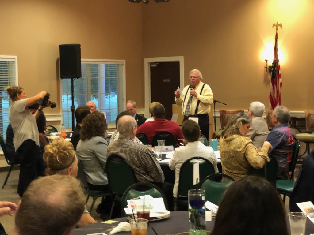 TeamBettencourt's tweet photo. Had a great discussion at Cy-Fair Republican Women’s Summer Social moderated by LtG @DanPatrick, with @TomOliverson &amp; @ValoreeforTexas. In Harris County issues in the November Election will be Crime, Corruption and School/Parental Choice.@normajeter
@GailStanart @michelinehutson https://t.co/QEBrUnTWsF