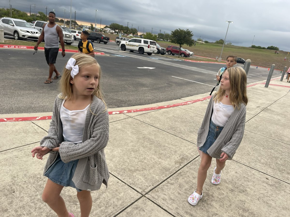 The cutest little <a href="/abercrombiekids/">abercrombie kids</a> twins ever. 2nd day of school.