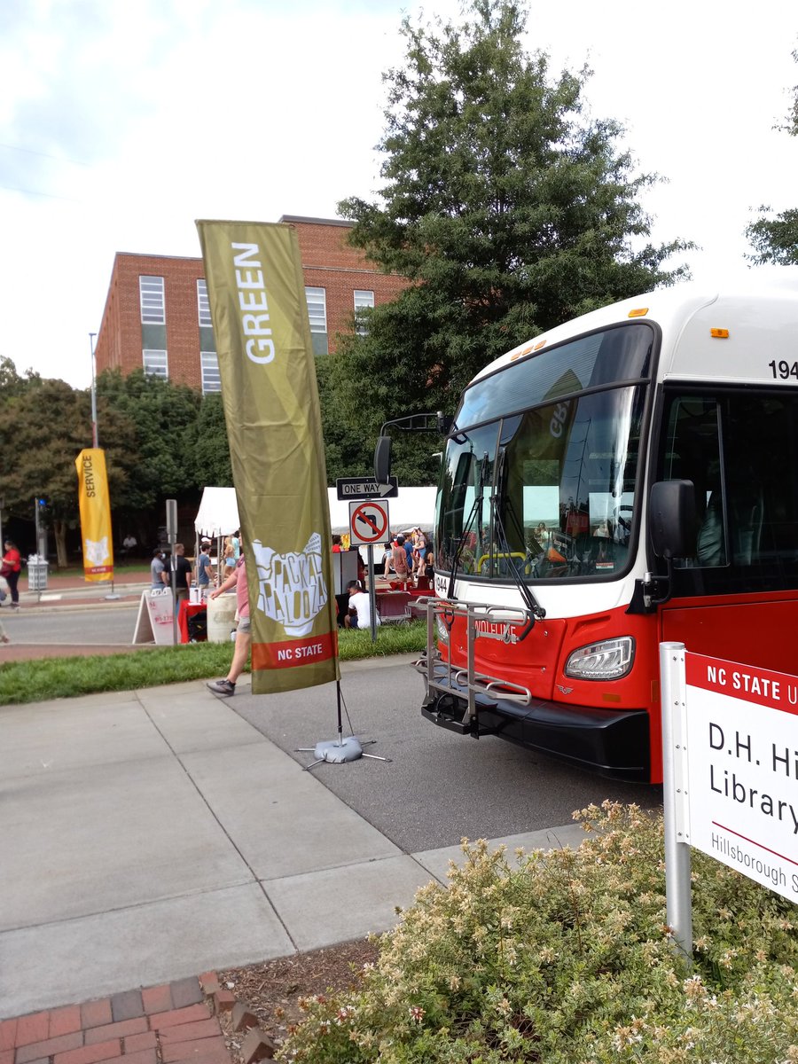 ncsuwolfline's tweet photo. Come visit us in the GREEN ZONE at PACKAPALOOZA! #Wolfline https://t.co/fpjIxQPGG1