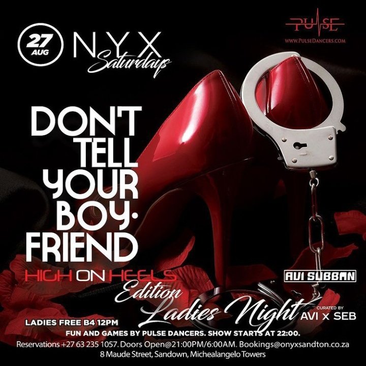 Its #LadiesNight At The Gem !  

Ladies Free Before 12 PM 

Dont Tell Your Boyfriend 🤫