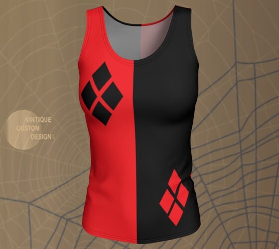 vintiquetables's tweet photo. Excited to share the latest addition to my #etsy shop: Harlequin TANK TOP Harley Quin Tank Top Red Black Top Halloween Tank Top Womens Tank Top Suicide Squad Costume Cosplay Tank Top Womens https://t.co/CBjfUYiBUE #halloween #comicsmanga #yes https://t.co/yhE5lPNYwA