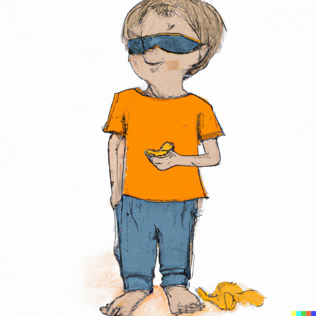 Rubikow's tweet photo. Young Boys eating Chips - Created with #dalle 

#digitalart #aiart #AiArtwork #ArtificialIntelligence #digitalillustration #illustration #ink #watercolor https://t.co/7GTEd2S9C2