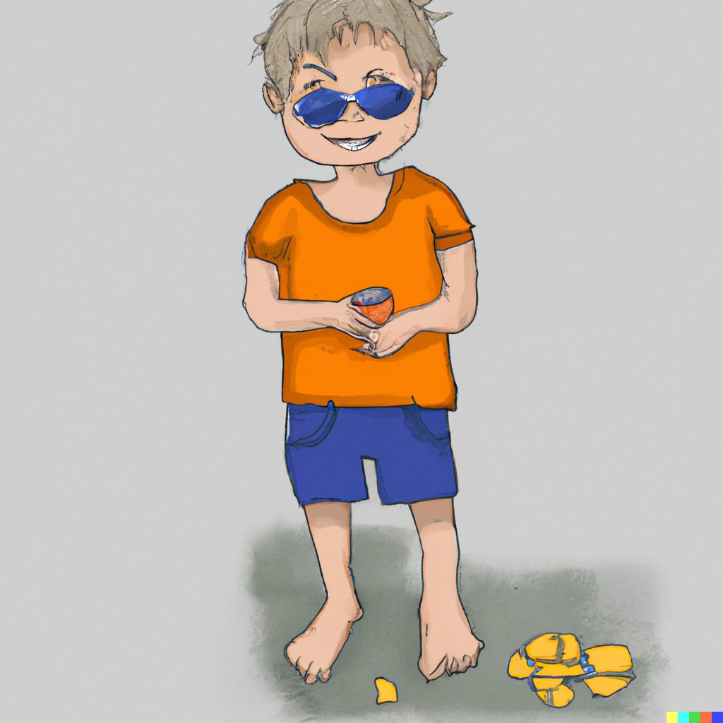 Rubikow's tweet photo. Young Boys eating Chips - Created with #dalle 

#digitalart #aiart #AiArtwork #ArtificialIntelligence #digitalillustration #illustration #ink #watercolor https://t.co/7GTEd2S9C2