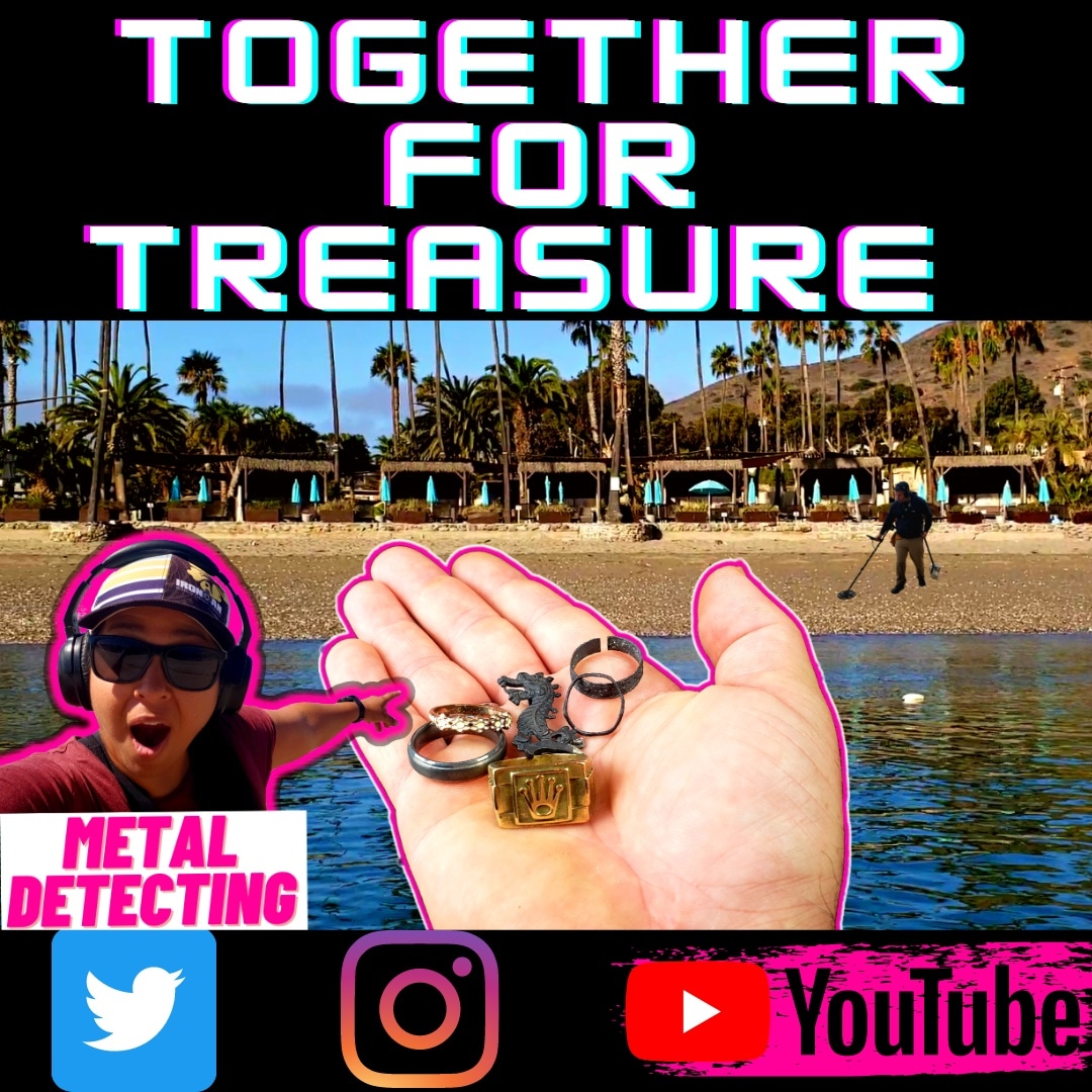 2gethr4Treasure's tweet photo. 🚨New Video🚨
Metal Detectorist race against Hurricane Frank in a tiny boat to find a lost wedding ring. Irene &amp; Andrew take a 19' Boat 29 miles across the sea. Their Destination? Two Harbors on #CatalinaIsland CA. #metaldetecting

Full video on YouTube ↙️
https://t.co/aYsGYcpzMB https://t.co/x6wI923ou9