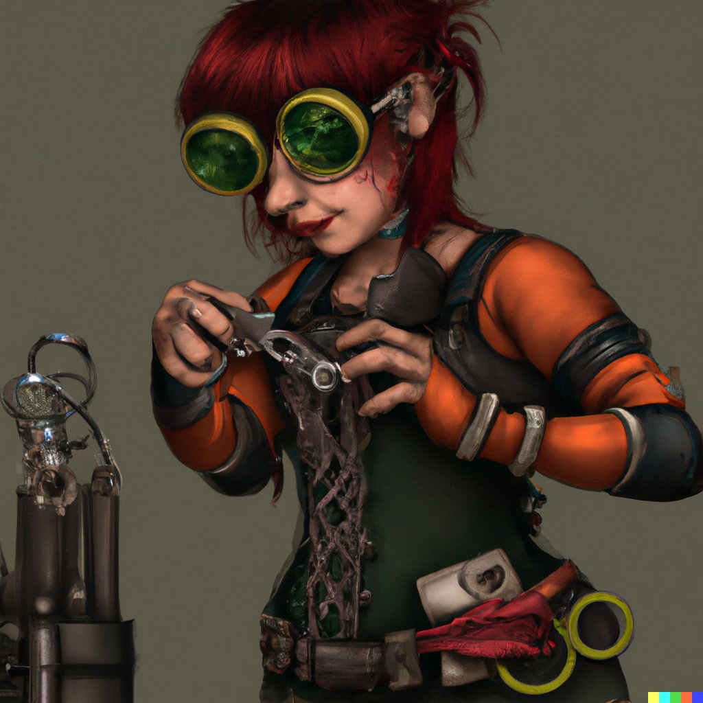 Rubikow's tweet photo. Another Set of female #DnD5 Artificer Gnomes - Created with #dalle 

#dungeonsanddragons #artificer #aiart #ArtificialIntelligence #digitalart #digitalillustration #digitalpainting #art https://t.co/WKHGHAKNAe