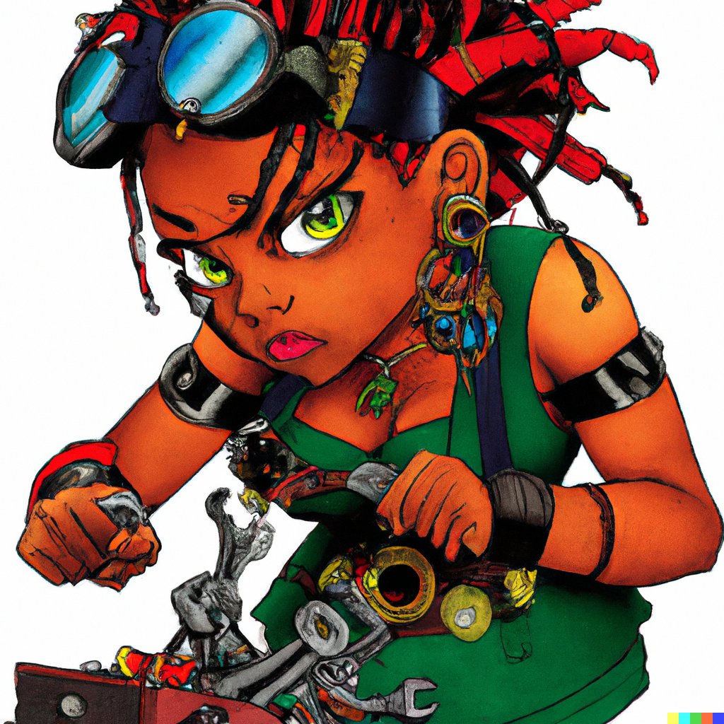 Another Set of female #DnD5 Artificer Gnomes - Created with #dalle 

#dungeonsanddragons #artificer #aiart #ArtificialIntelligence #digitalart #digitalillustration #digitalpainting #art