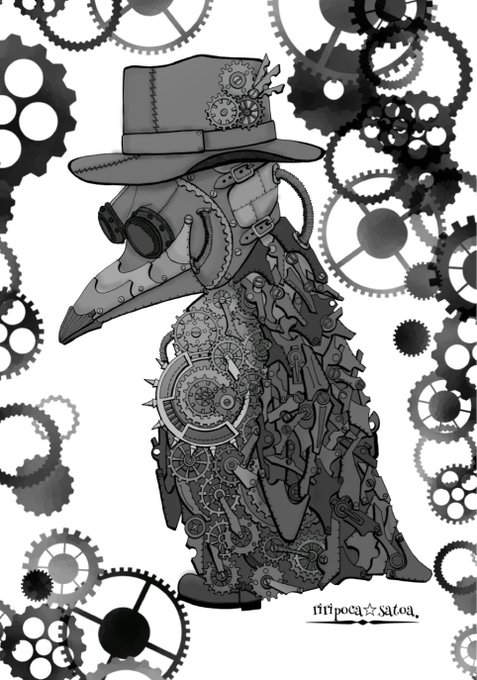 おはようございます(о'∀`о)
今日もよろしくお願いします♪
⚙ペンギン⚙
#創作 #スチームパンクイラスト #歯車イラスト #ペン画 #ペンギン 