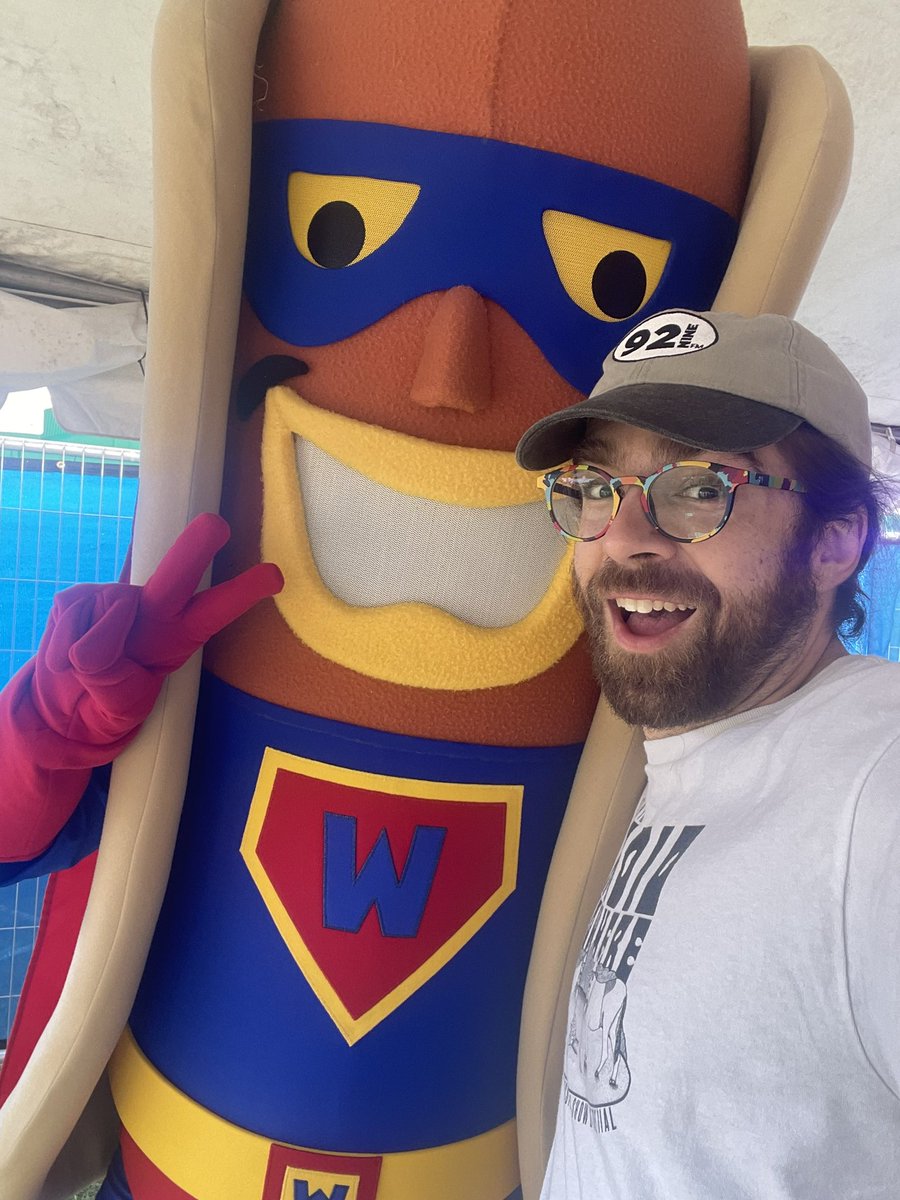 RdoElsewhere's tweet photo. I met THE @HotdogWallys here at @WonderBusFest in the @CD929fm tent furnished by @IKEAColumbus!

@LauraLeeRadio https://t.co/p2BOYQN6nm