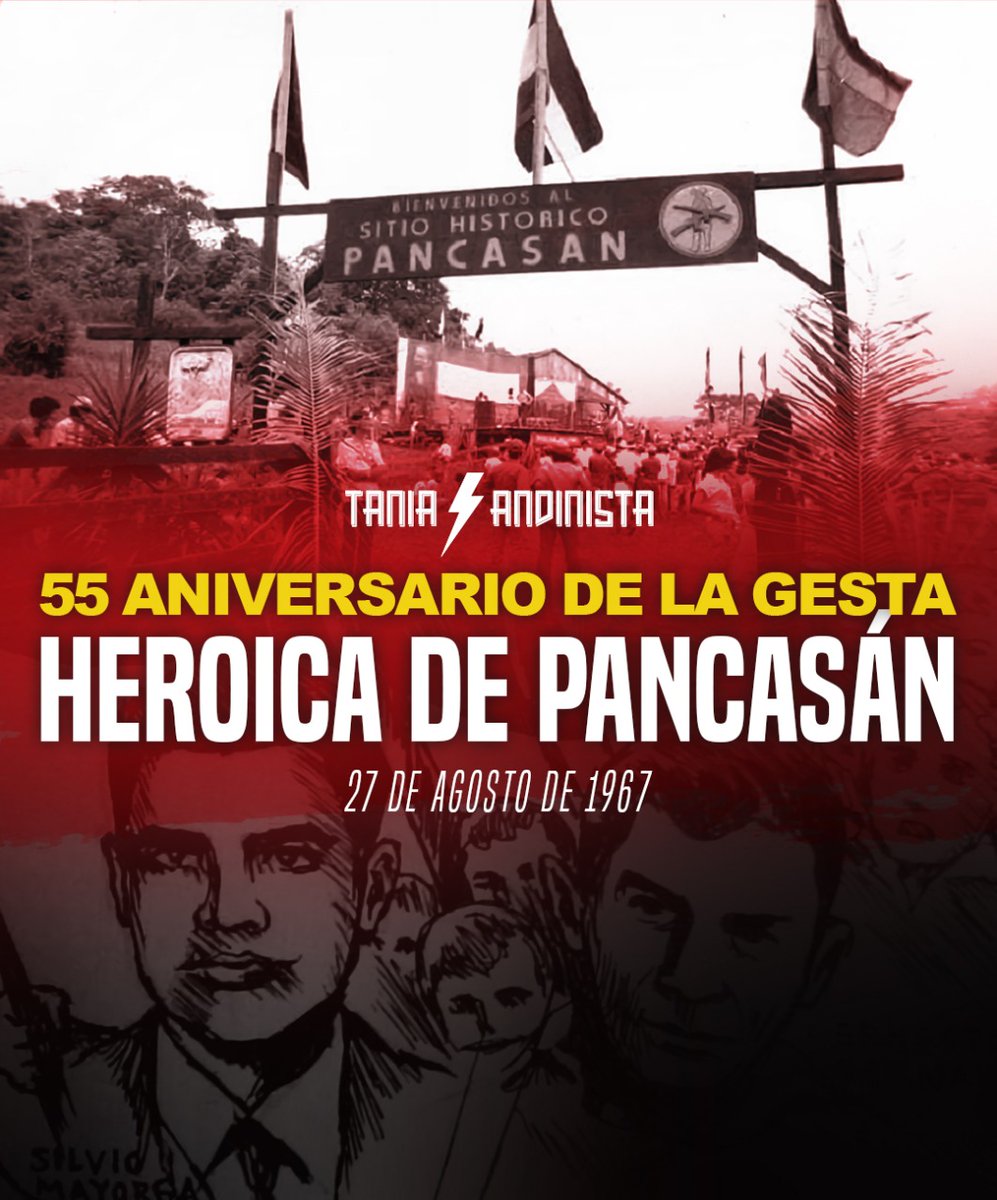 Vivan los héroes de Pancasán .
#PancasanHeroico