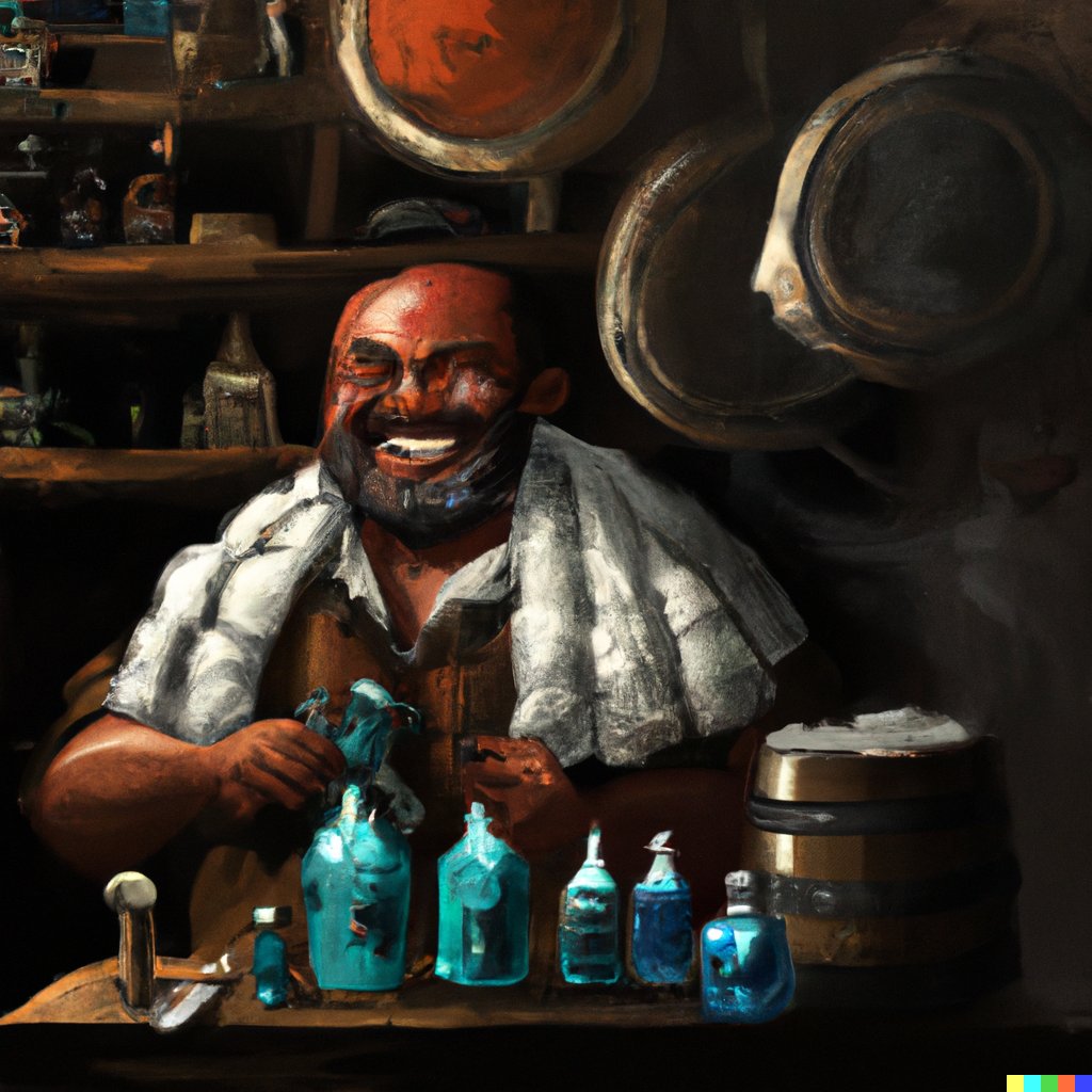 Rubikow's tweet photo. #Dnd5 Dwarven Inn Keeper, Dragonborn and Duck Barbarian - Created with #dalle

#ArtificialIntelligence #AIart #digitalart #digitalillustration #art #AiArtwork #DnDcharacter #dndcharacterart https://t.co/rpMlpGzHn8