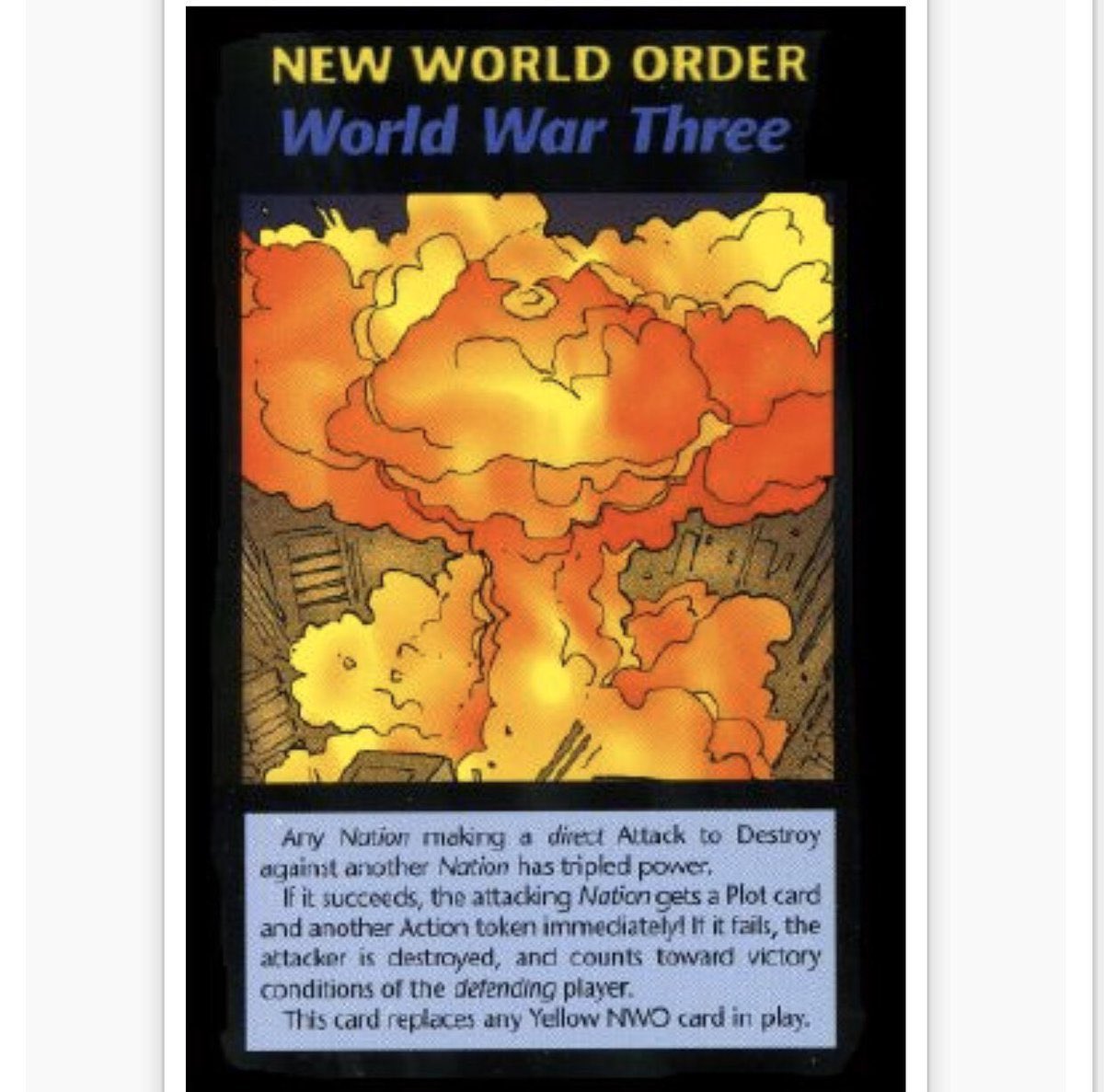 صدفة أو تخطيط..

عام 1994 نشرت لعبة غامضة من قبل شركة ألعاب ستيف، تنبأت بأحداث عالمية وهي إيلوميناتي...