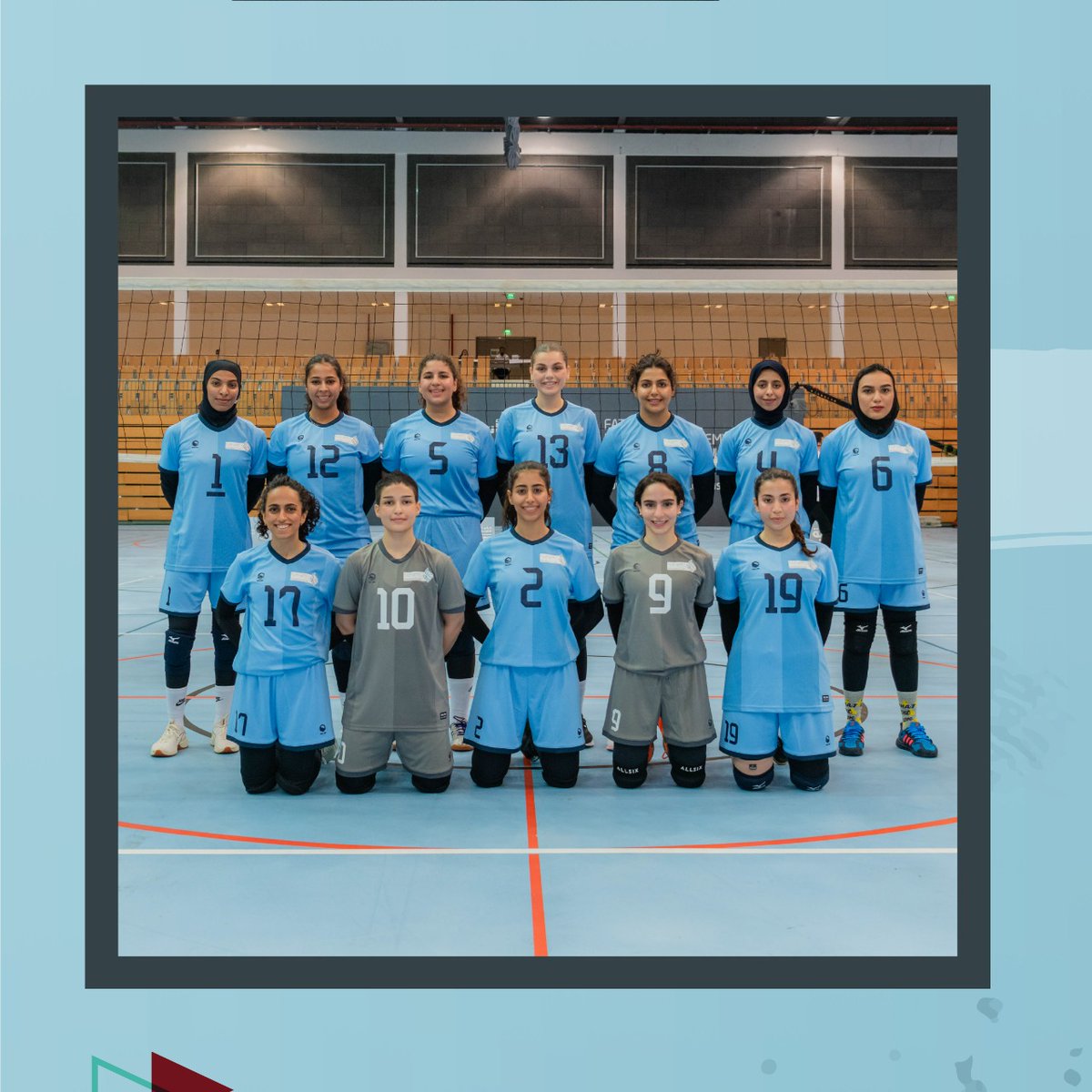 ADFBMA's tweet photo. فريق نادي نورة 🇸🇦
Noura Club
#Volleyball #GCC #FBMA #August #Sports #Abudhabi #moving_forward #Kuwait #KSA #Bahrain #UAE
#أكاديمية_فاطمة_بنت_مبارك_للرياضة_النسائية #الكرة_الطائرة #أغسطس #نمضي_قدماً #رياضة #كأس_البطولة https://t.co/RDra89osz6
