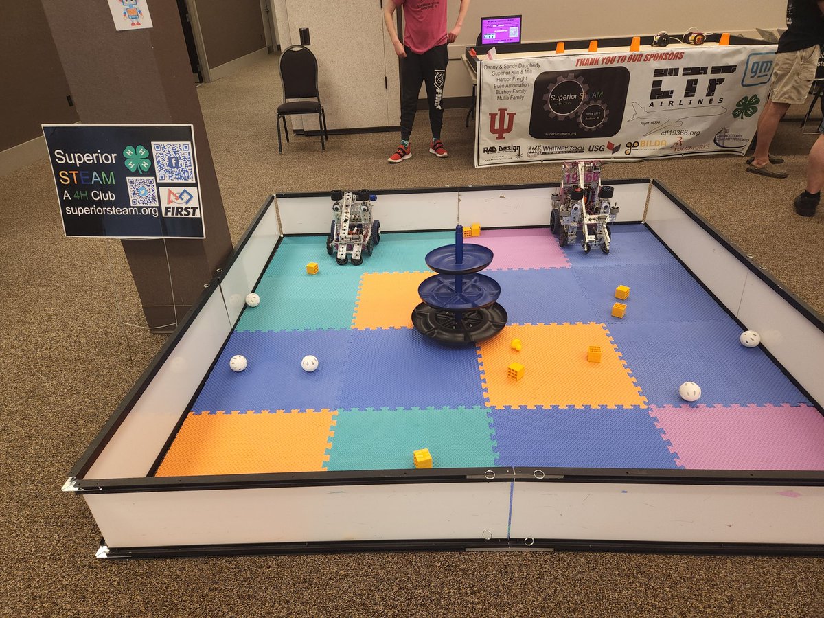 SteamSuperior's tweet image. We had a fum time sharing #FirstRobotics with over 700 people and 4 dogs at @makevention in Bloomington!
#morethanrobots #BuildTheFuture #firstenergize #4HGrowsHere