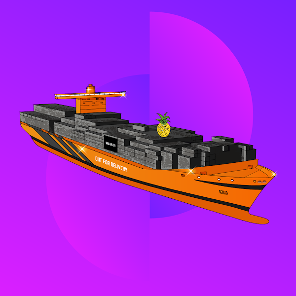 balboza27's tweet photo. 17/36 CARGO SHIP #2 It wins just enough and has fantastic stats! #pineapple #nft #gaming #racing #racingarena #play2earn #worldoffreight #WOF $WOF $MATIC $ETH #winning #SpongebobSquarepants https://t.co/p60Zh2FLsG