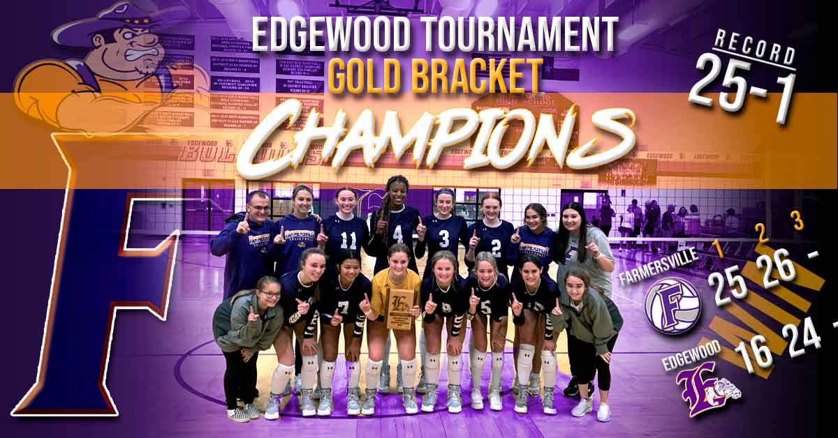 LADY FARMERS ARE EDGEWOOD TOURNAMENT CHAMPS!!!