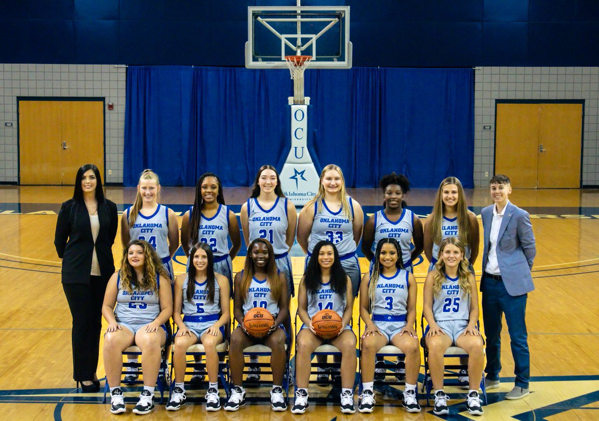 OCUwbball's tweet photo. Here's the debut of the 2022-2023 @ocustars @OCUwbball team!! #HomeofChampions https://t.co/gfDZZMEr6K