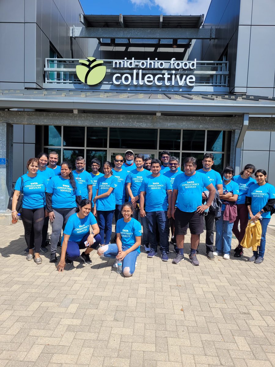 Food banks continue to be a lifeline during these days of high #inflation. It’s why our <a href="/tcs_na/">Tata Consultancy Services—North America</a> crew in central Ohio volunteered to support the invaluable work of  <a href="/mofcollective/">Mid-Ohio Food Collective</a> which connects individuals and families with a critical lifeline. #SadhanaMonth <a href="/AnupamSinghal5/">Anupam Singhal</a>