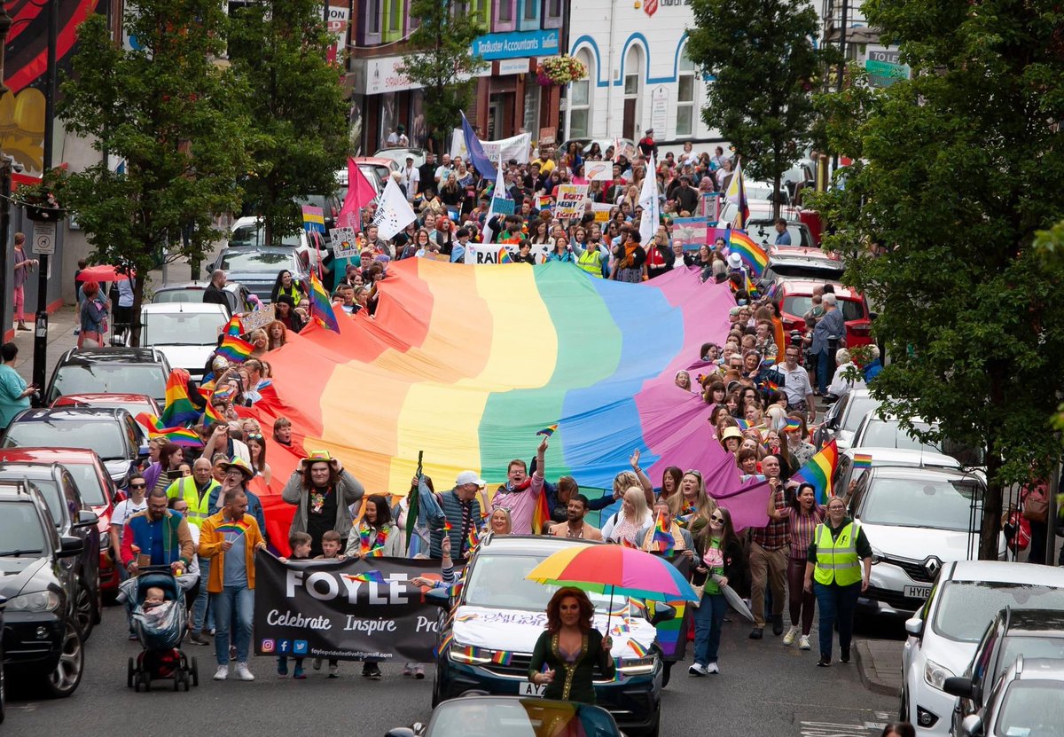 FoylePrideFest's tweet photo. #foylepride22 π³οΈβππ³οΈβππ³οΈβπ
TY for making it one of the best. https://t.co/0Fd6QP1D4y