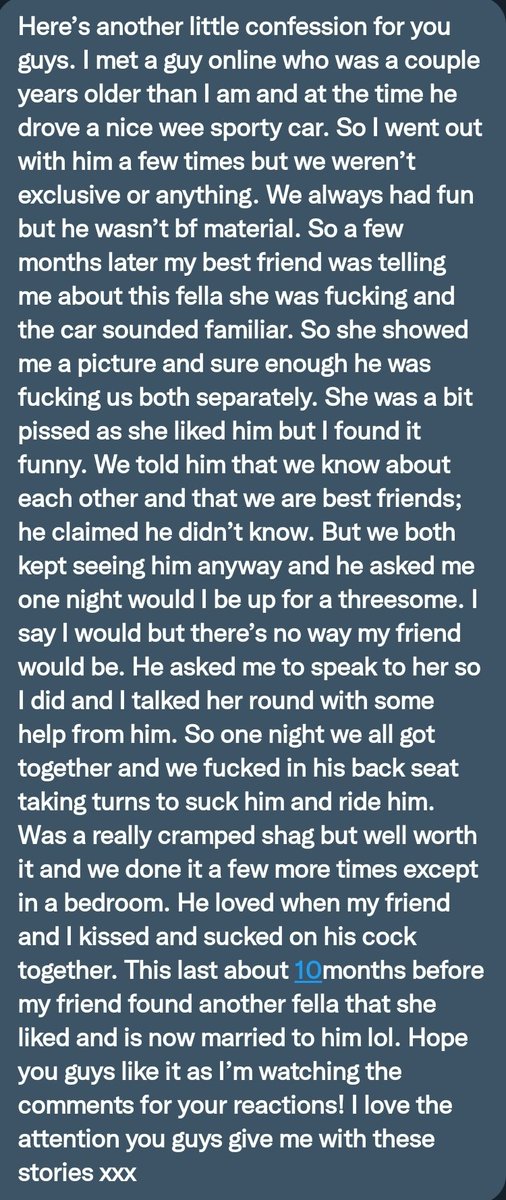 Pervconfession On Twitter She And Her Best Friend Fucked The Same Guy 