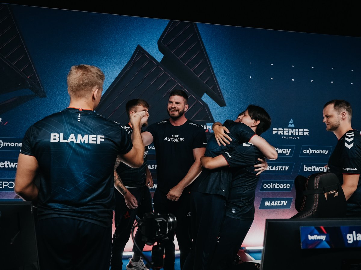 AstralisCS's tweet photo. RMR secured ✅

The boys showed excellent performance throughout the weekend. We can't thank you guys enough, you have shown outstanding support, but we are only halfway done. 

Let's close it out tomorrow, shall we? https://t.co/VJkrNepEP3