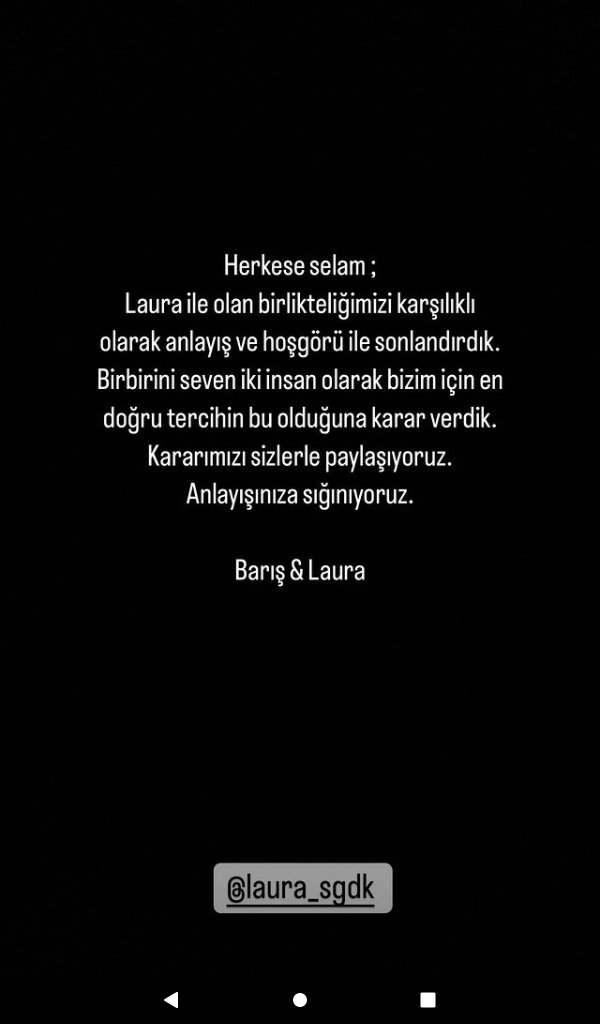 Hahaha sanki aynı hikayeyi aynı masalı dinliyorum bu kesin buna da bir şeyler yapmıştır