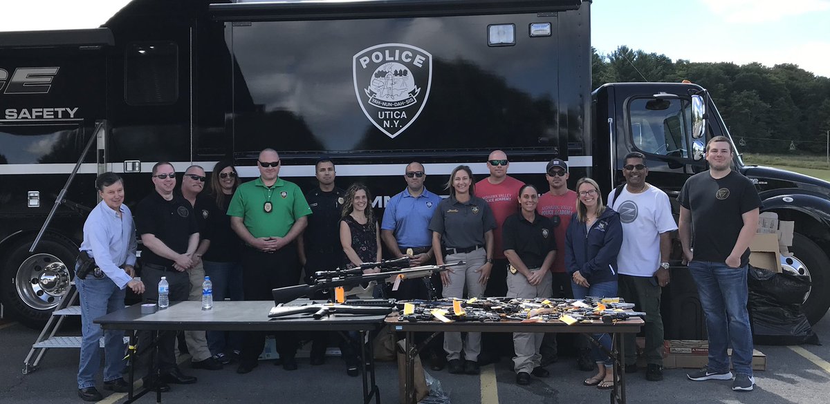 NewYorkStateAG's tweet photo. Today, we recovered 296 firearms at our gun buyback event in Utica, including 177 ghost guns.

My office is proud to get these weapons off our streets and out of our communities as we continue to tackle gun violence in New York. https://t.co/e0UrM0KxpP