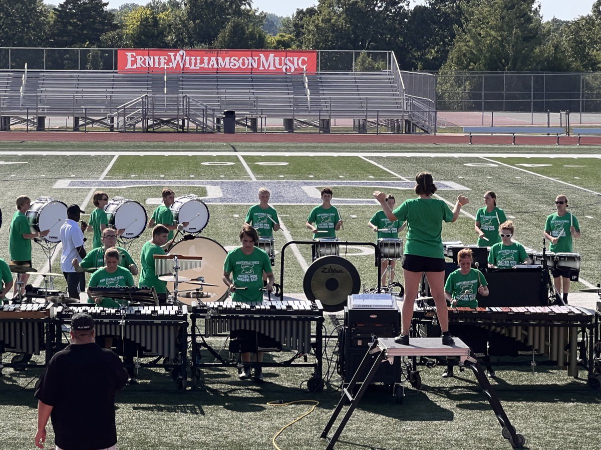fznbanddirector's tweet photo. Terrific performance today by the ⁦@FZNBand⁩ percussion at the Timberland festival! #FromBothSides https://t.co/tE6m4pXZBF