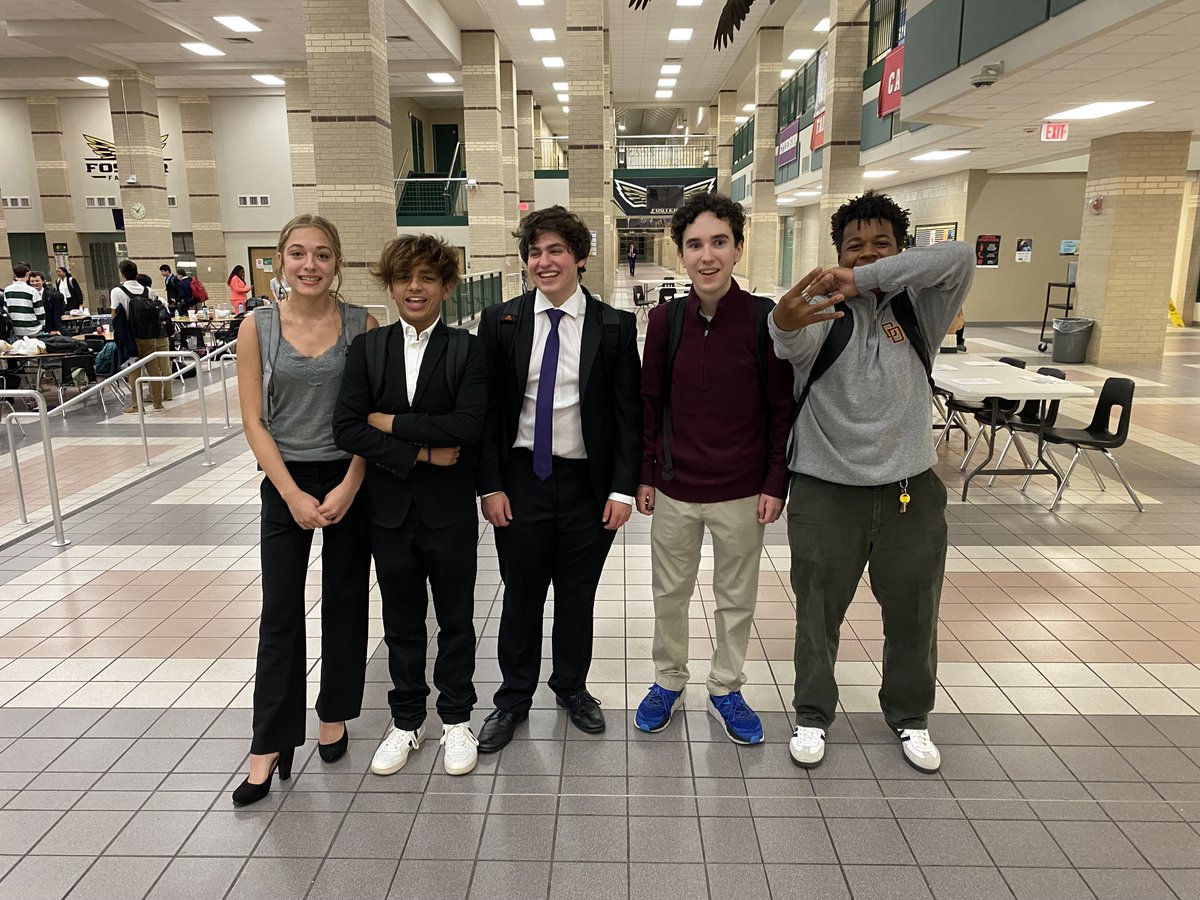 Our varsity team is having so much fun this weekend during the season opener at Foster! Everyone finished prelims with a winning record, and Ilan &amp; Ben have broken to quarterfinals in PF!