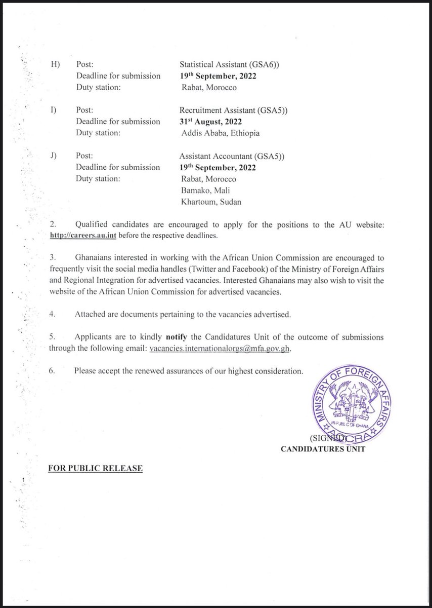 showmetheNOT's tweet photo. African Union Commission jobs. Apply now 👇🏾 https://t.co/OIpQLiPatm
