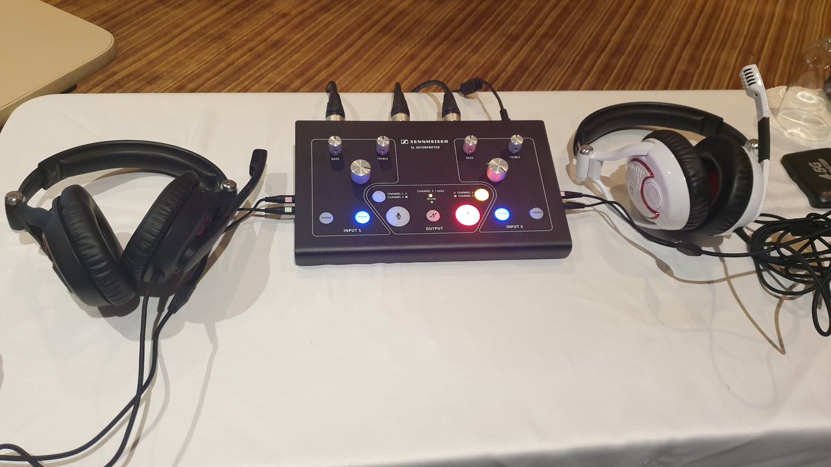 ayyildizbt's tweet photo. #Sennheiser #TourGuide #2020D #SLInterpreter ile 2 dil tercüme konferans, eğitim, sunumlarınızı daha butik çözüm sağlar. Sesi en net hali ile geniş alanda çok sayıda misafirlere 2 dilde dönüşümlü çalışabilecek tercüman üzerinden aktarır.

#LanguageDistributionSystem https://t.co/ggo0bzBE0v