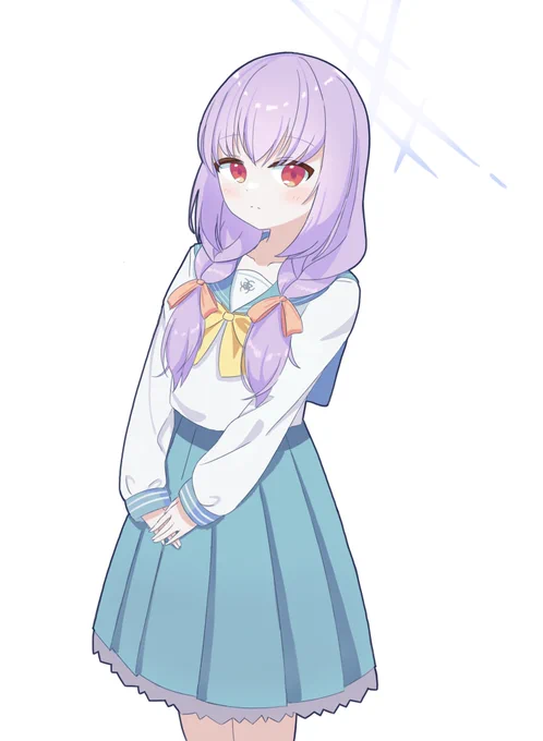 #ブルアカ トリニティ制服アツコとメガネ 
