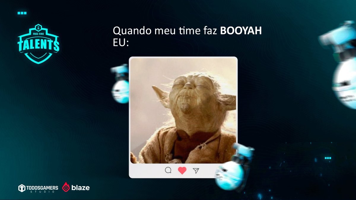 ligatalents_gg's tweet photo. Fala tropa, conta aqui..

Qual a sua reação quando seu time faz aquela partida insana cheia de kills e ainda mete aquele BOOYAH de respeito? 🤔💬

#todosgamers #fftalents #freefire #ligafreefire #garenafreefire #guildasfreefire #fftalentsElite https://t.co/Xdi24am5Tr