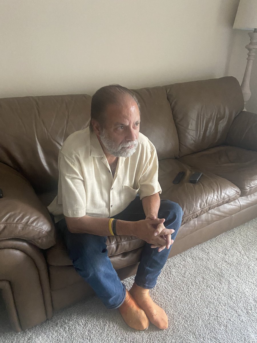 genemosca's tweet photo. As my dad is getting older, it’s getting harder for him to get around or get to @Mets stadium ….so I surprised him today and streamed and brought the 1st Mets Old timers day since 1994 to him. Trying to be a good person and son. #Mets #LGM https://t.co/ebKHPROK1V