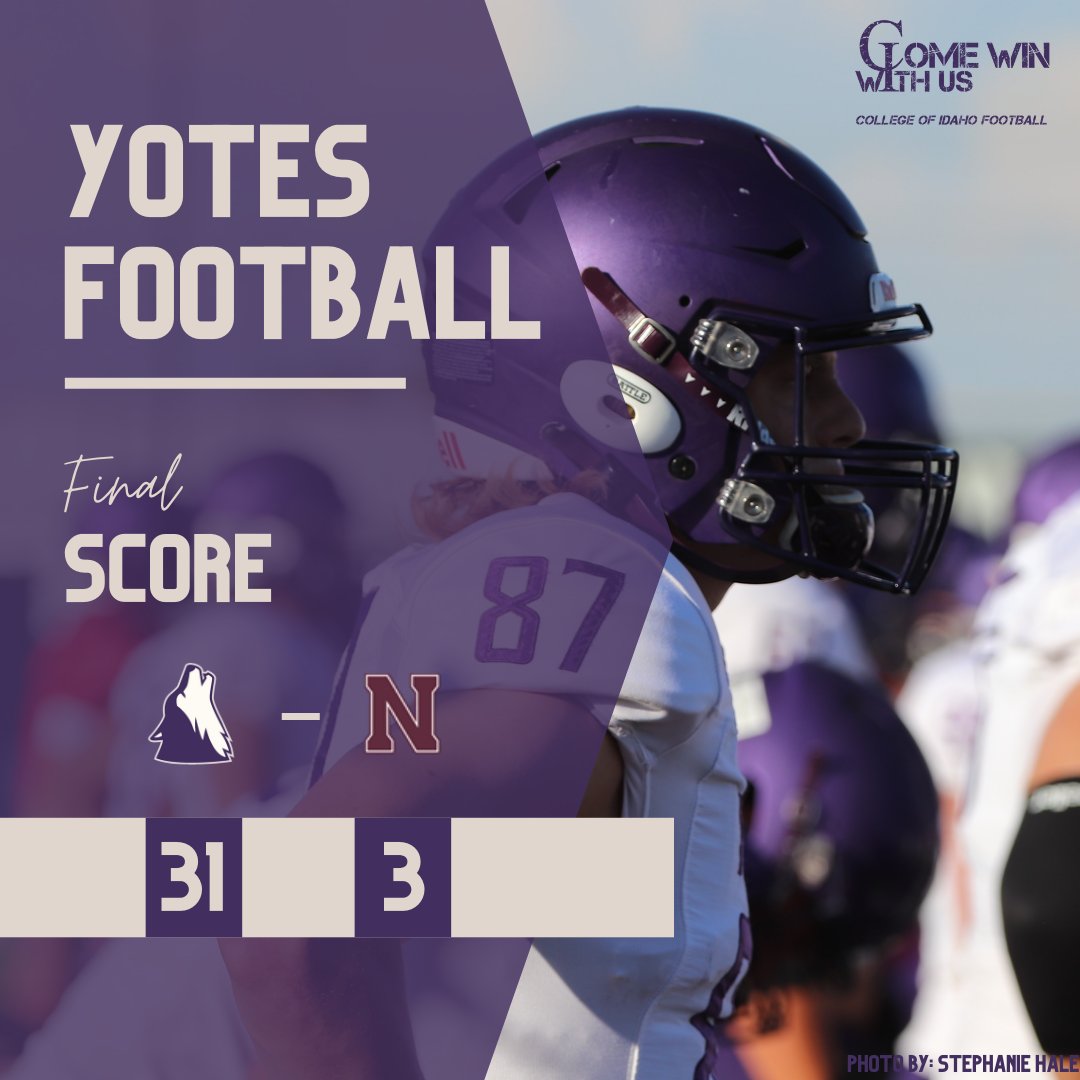 YoteAthletics's tweet photo. FINAL - @YotesFootball wins the season opener over MSU-Northern https://t.co/7wCMx80rwi