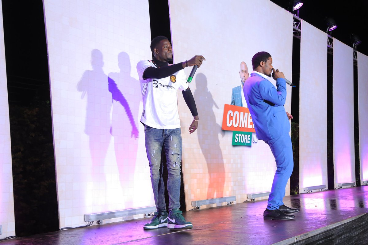ComedyStoreUG's tweet photo. MAULANA and Reign have brought their A-game to #ComedyStoreInHoima.
Our people in Hoima have totally loved their performance. https://t.co/XRjTOIgRMe