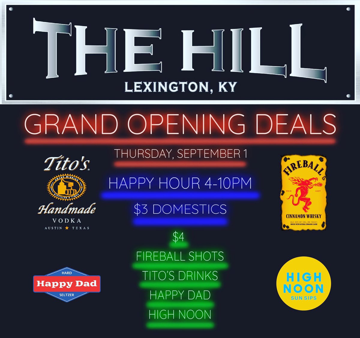 Come check out our great deals next Thursday, September 1st!!