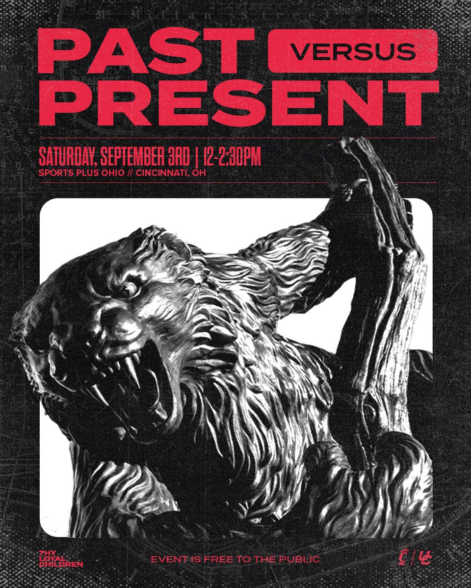 UCIceHockey's tweet photo. Save the date!

Sat. September 3rd @ 12PM

Bearcat Hockey will kick things off with the Past vs Present Game featuring an impressive alumni roster that will match up against the selected 2022-23 roster.

This event is free to the public. https://t.co/b4NaILrvIZ
