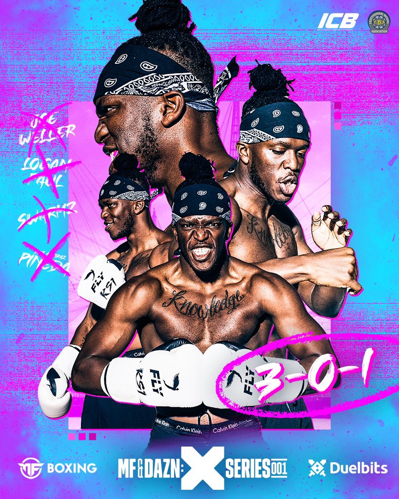 MisfitsBoxing's tweet photo. 🤩 𝗪𝗦𝗜 🤩

Another fight. Another knockout for @KSI 🔥

#KSI2Fights1Night | @DAZNBoxing | @SauerlandBros https://t.co/qP7ofwizgx