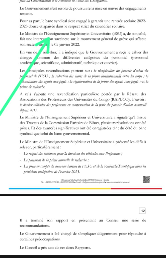 MvungambeR's tweet photo. La présentation incomplète. Respect des accords =
1. SALAIRE DE BASE
2. Mécanisation (base+prime instit) de tous les NU et NP
3. Correction de grades
4. Prime de recherche
5. Réduction écarts
6. Comité de suivi
7. Commission de contrôle. 
@fatshi13, @LukondeSama, @butondonzangi https://t.co/QgVyrtZxJY